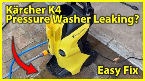 karcher pressure washer leaking|How To Fix A Leaking Karcher Pressure Washer